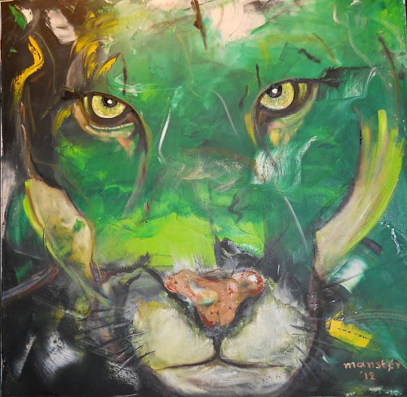 Green angry puma-Manolis Stratakis