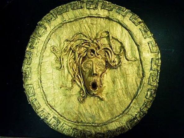 Therapeutic Medusa shield of goddess Athena-Chryssanthi Dafopoulou