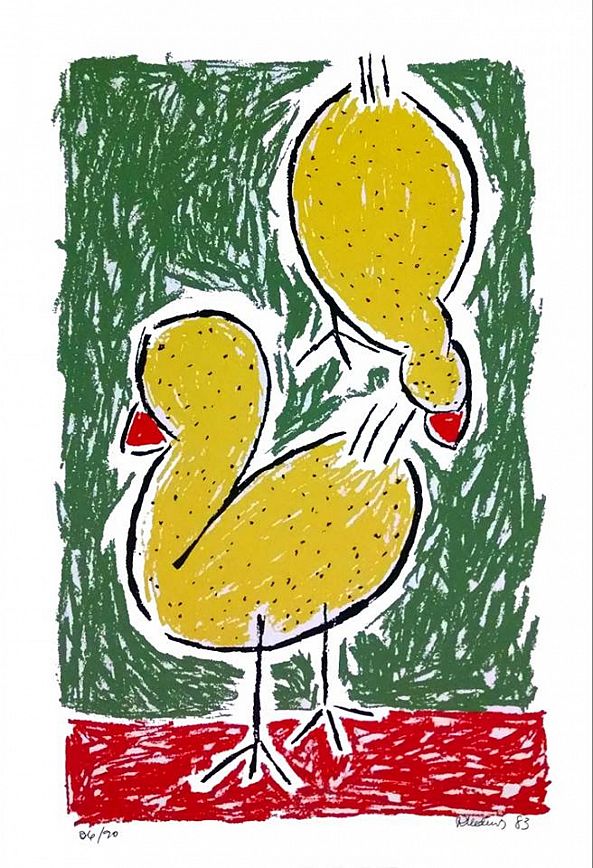 CHICKENS near the Wild Heart -Rozélia Medeiros