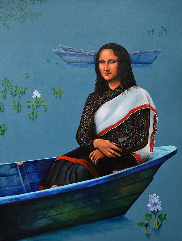 Mona Lisa in my Boat-Ishan Pariyar