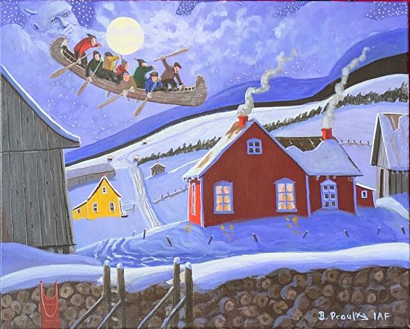 La chasse-galerie arrive-Bernard Proulx