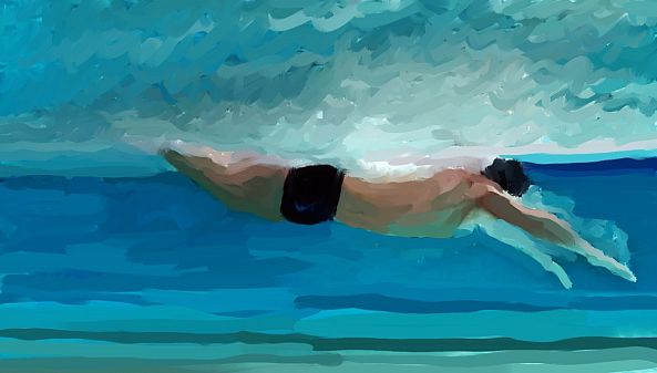 Swimmer 3-Harry Spitz