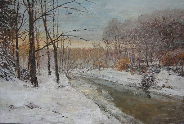 "Winter motif"-Slobodan Paunovic