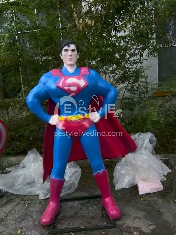 Character Statues Superman figure-pestyle livedino