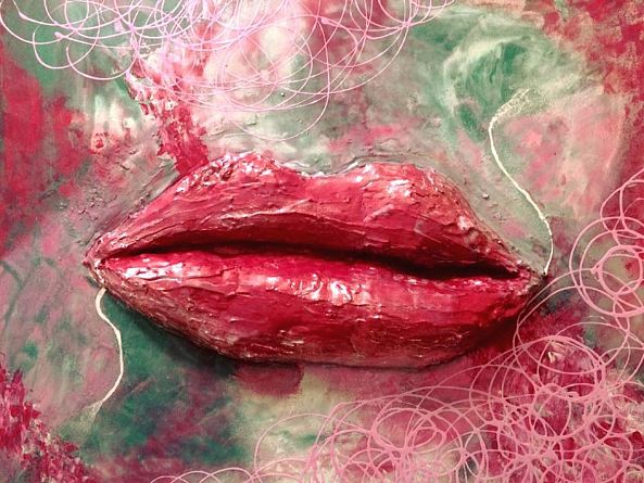 Those lips are made for smootchin'-Gabrielle Paquette