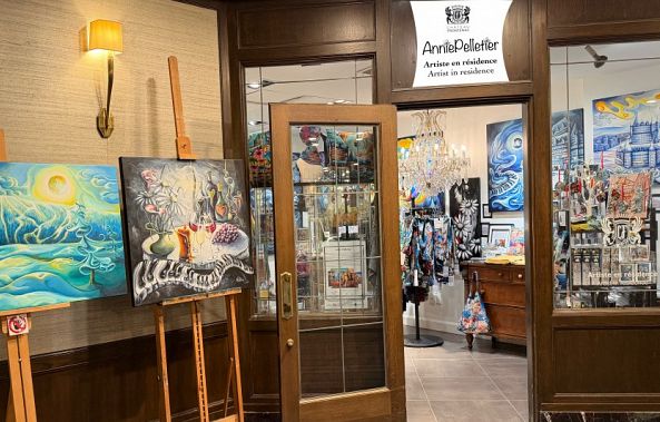 Artiste en résidence au Fairmont le Château Frontenac