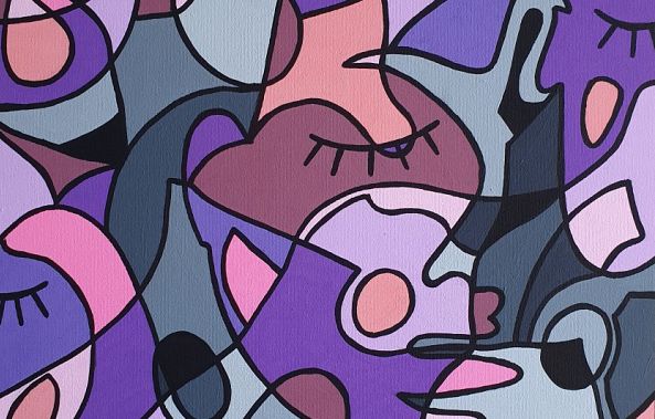 Pink face-Malisu Art