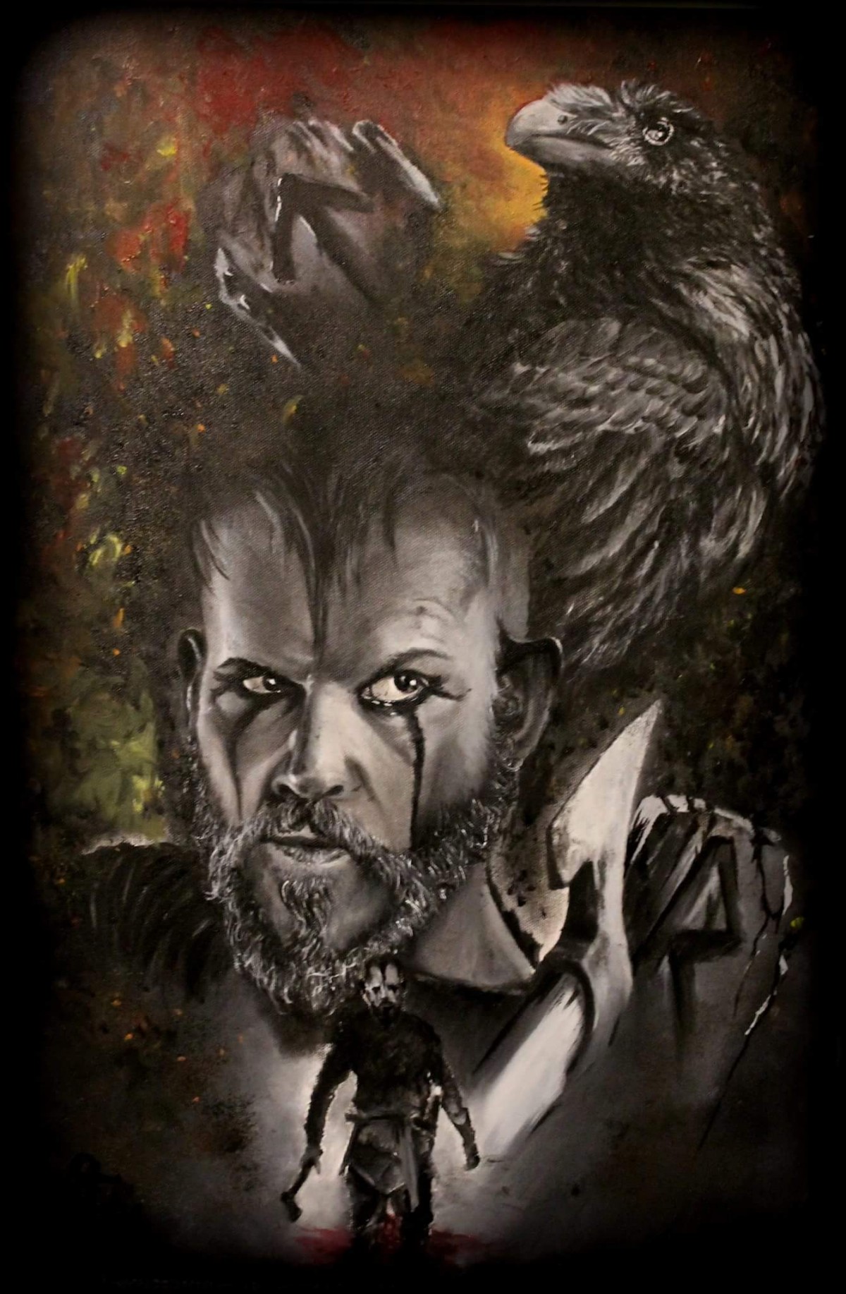 Floki the ship builder by Stan Mad, Painting | Artblr.