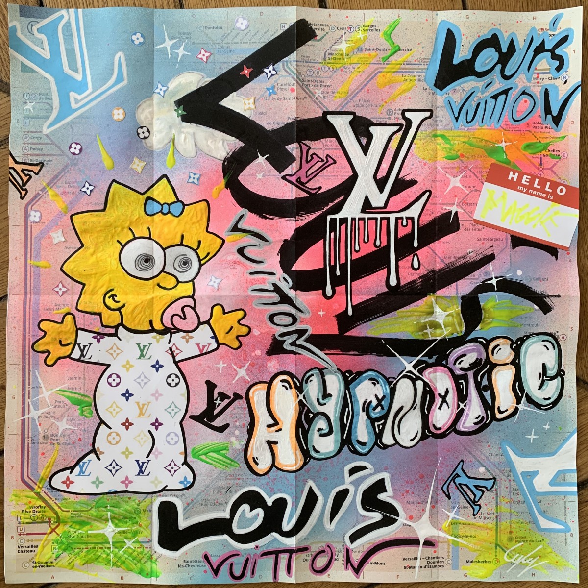 louis vuitton graffiti art