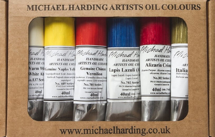 Michael Harding Oil Paint Colour Chart