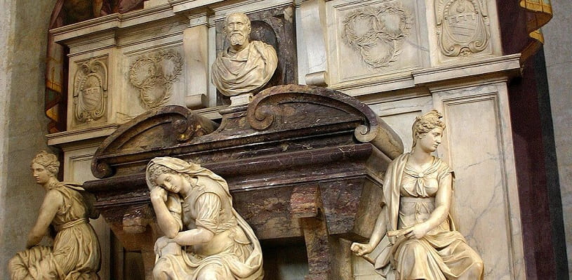 Michelangelo's tomb.