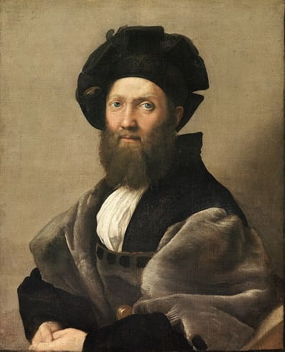 Portrait of Baldassare Castiglione.