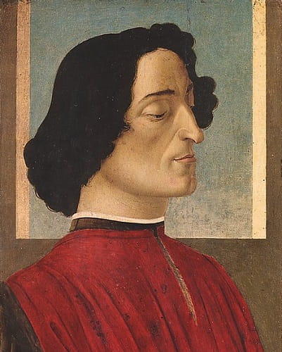 Portrait of Giuliano de' Medici.