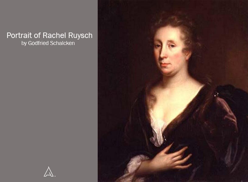 Rachel Ruysch by Godfried Schalcken.