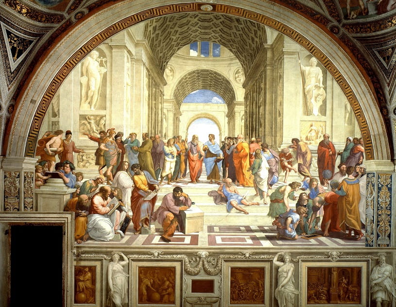 École d'athènes par Raphaël