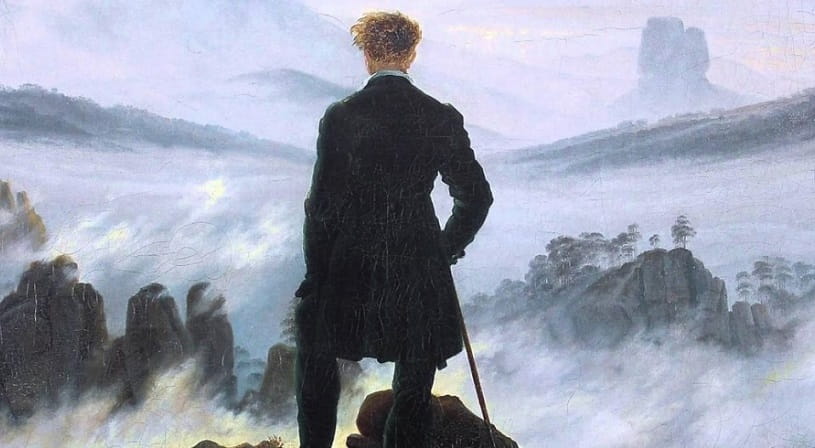 Le Vagabond au-dessus de la mer de brouillard