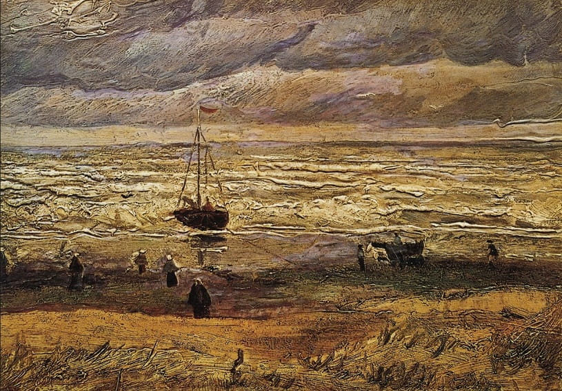 View of the Sea at Scheveningen by Vincent van Gogh