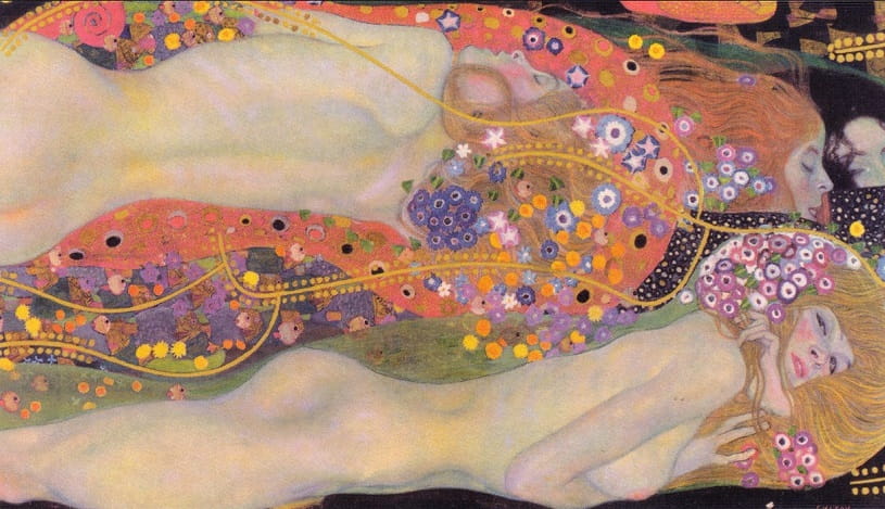 Wasserschlangen II by Gustav Klimt .