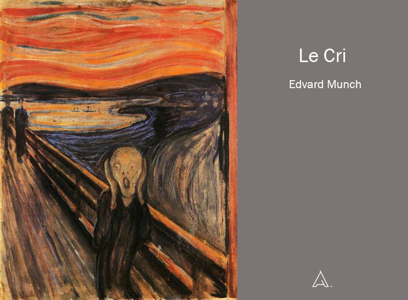 Le cri par Edvard Munch.