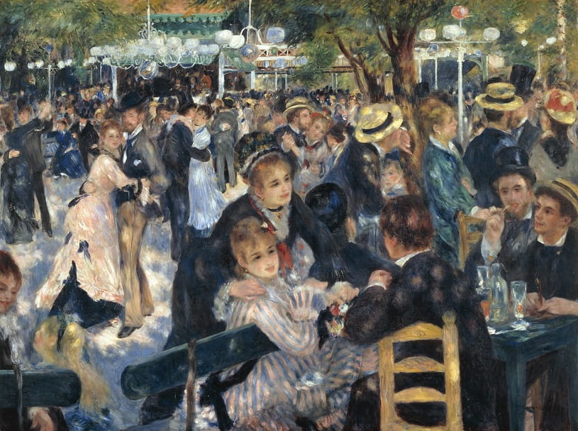 Dance at Le Moulin de la Galette.