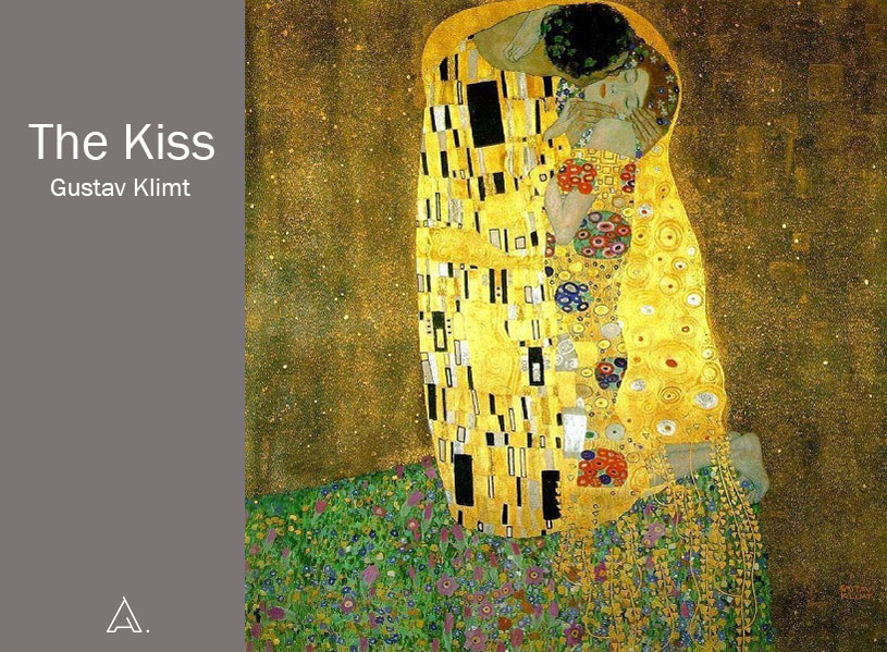 The kiss by Gustav Klimt.